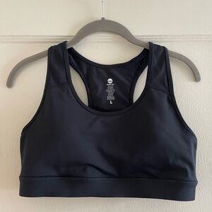 Senita Lux Sarah Pocket Sports Bra | Black | Size L